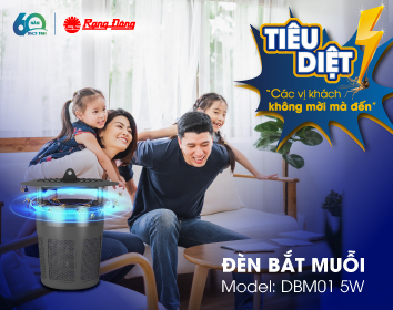 Giới thiệu đèn bắt muỗi DBM01